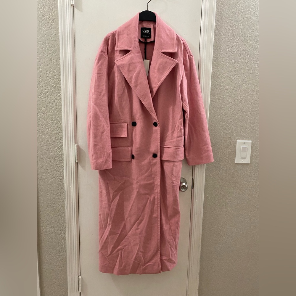Zara Pink Coat
